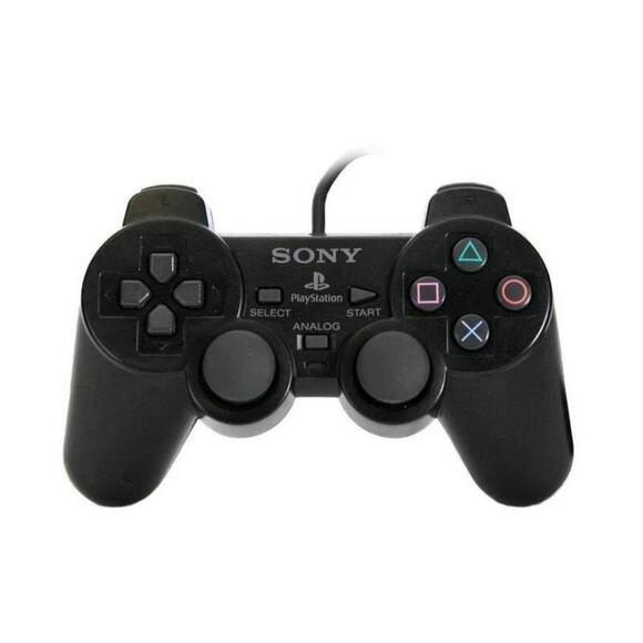 Genuine SONY PlayStation  DualShock 2 Controller OEM SCPH-10010 LOTof 2 - Picture 1 of 4